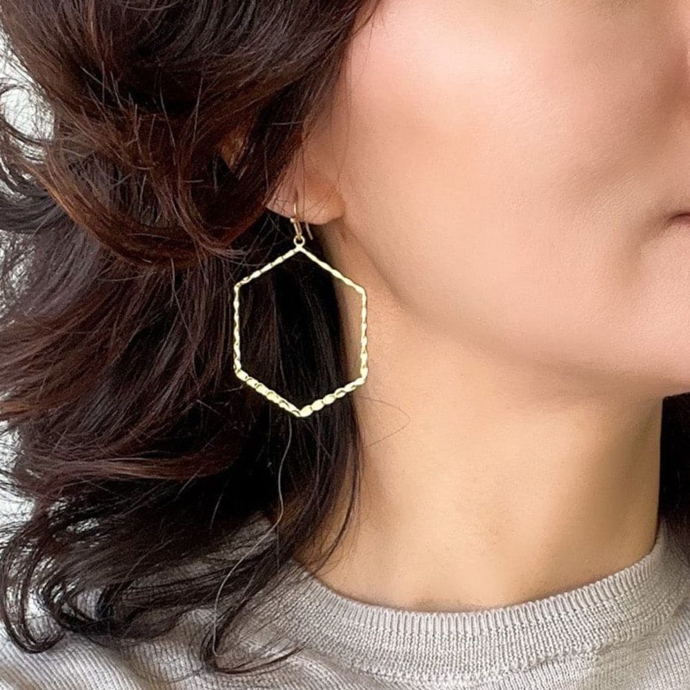 Geo dangle earrings M929